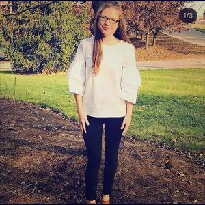 J Crew Factory White Top